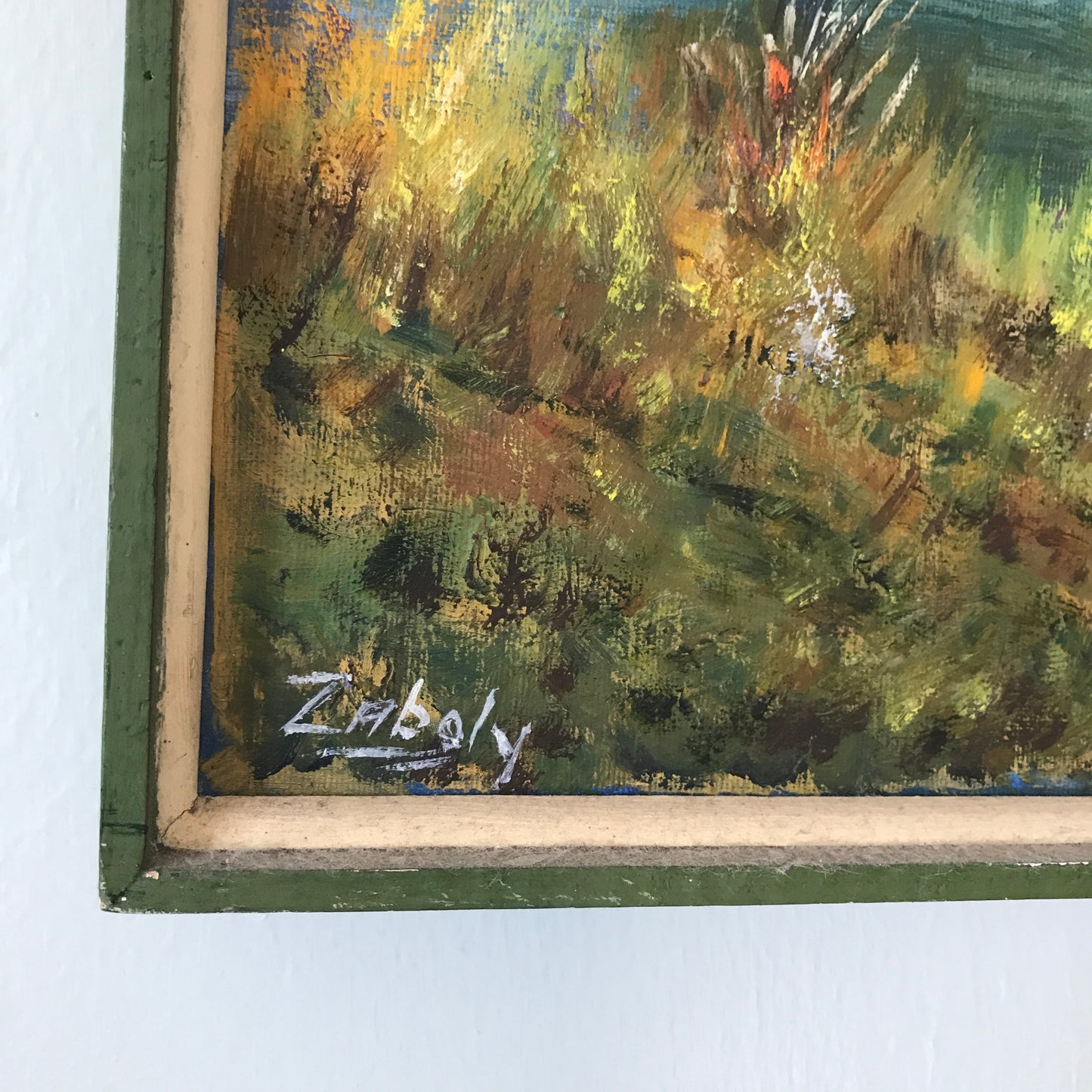 Vintage Florida Landscape Oil Painting on canvas