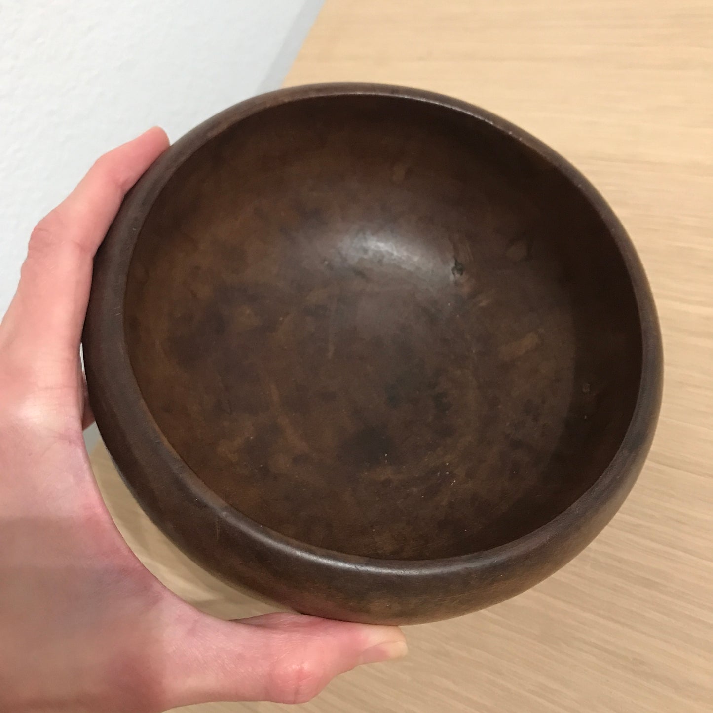 Vintage 1940’s Carved Wood Bowl