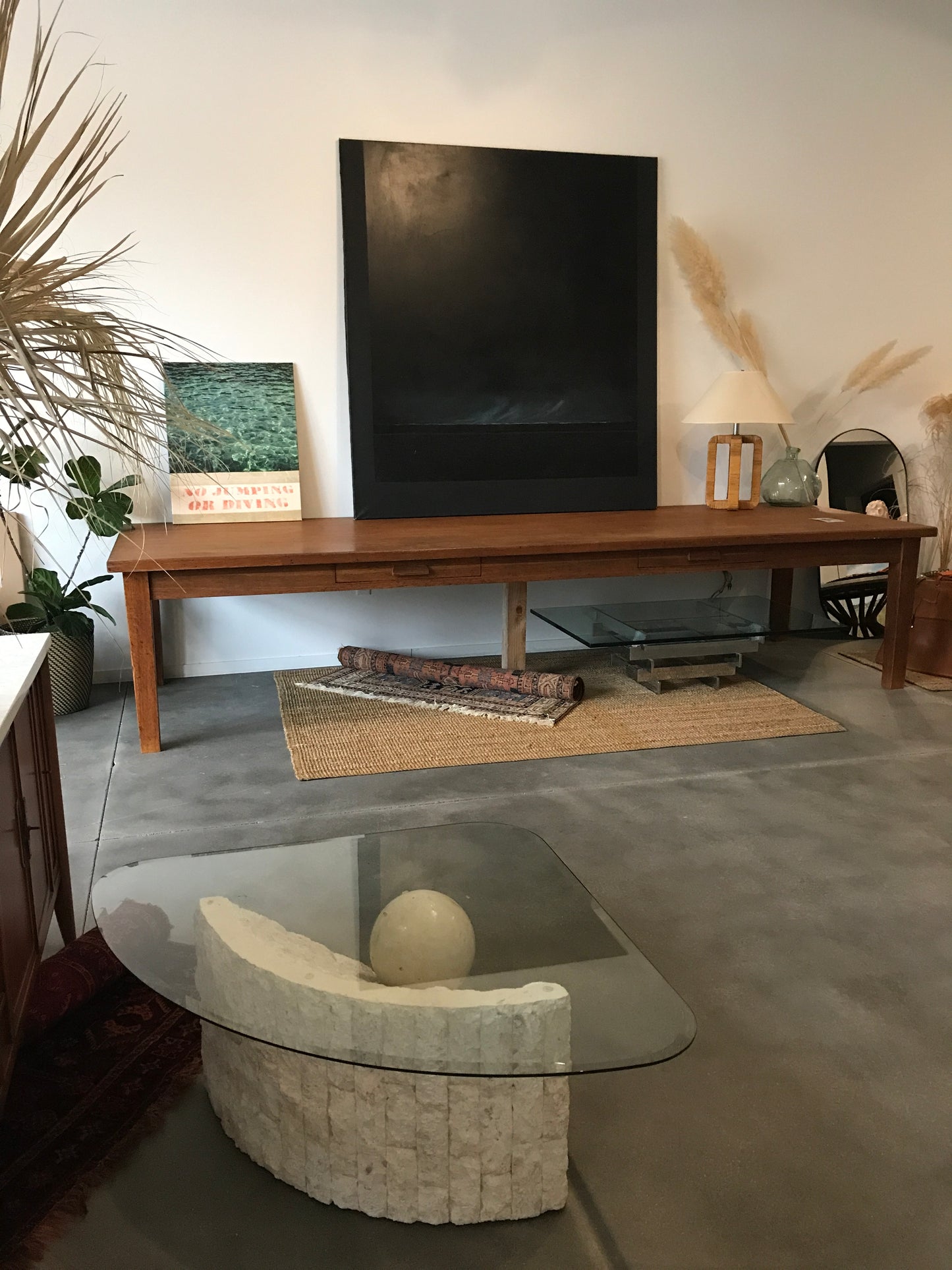12’ Vintage Library Table