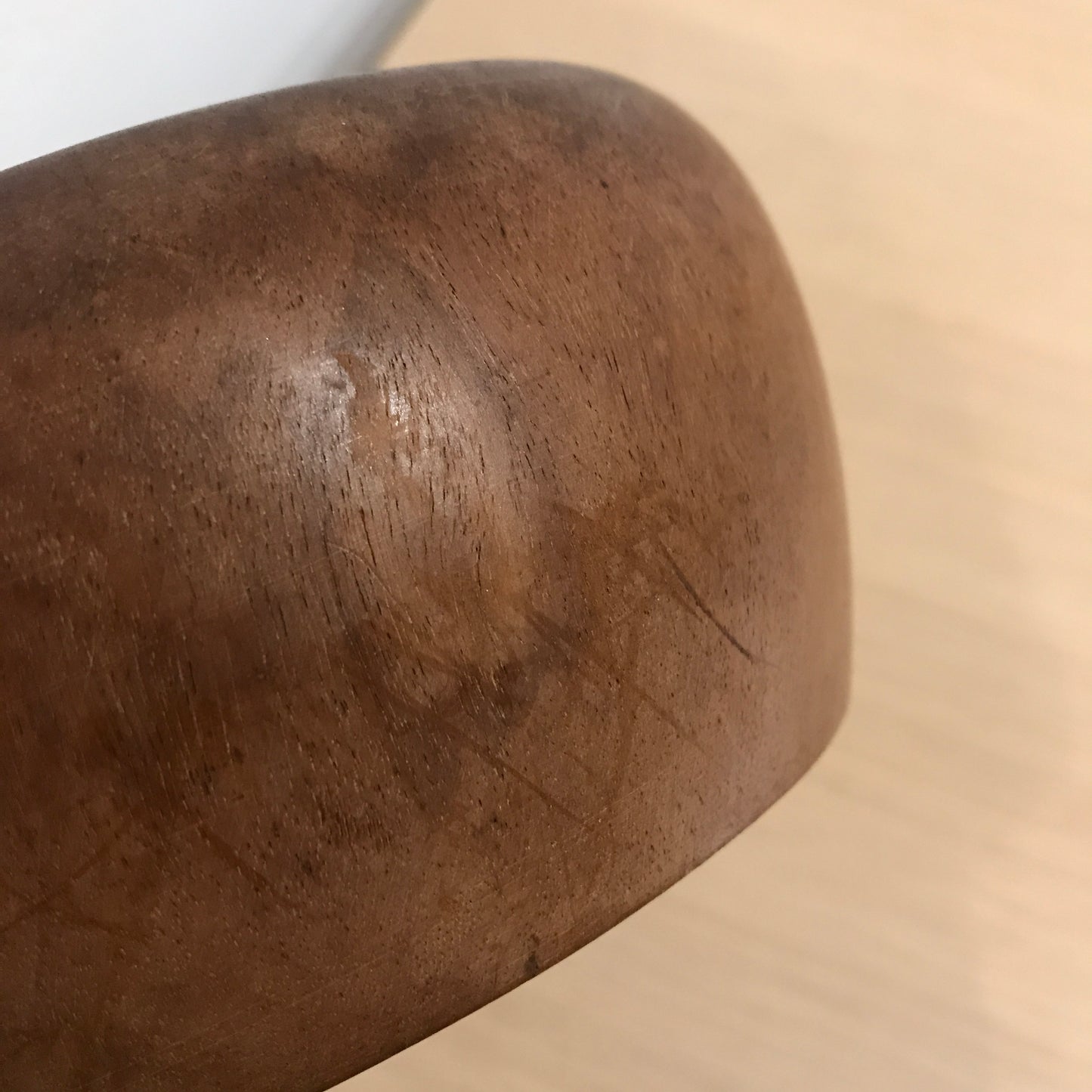 Vintage 1940’s Carved Wood Bowl