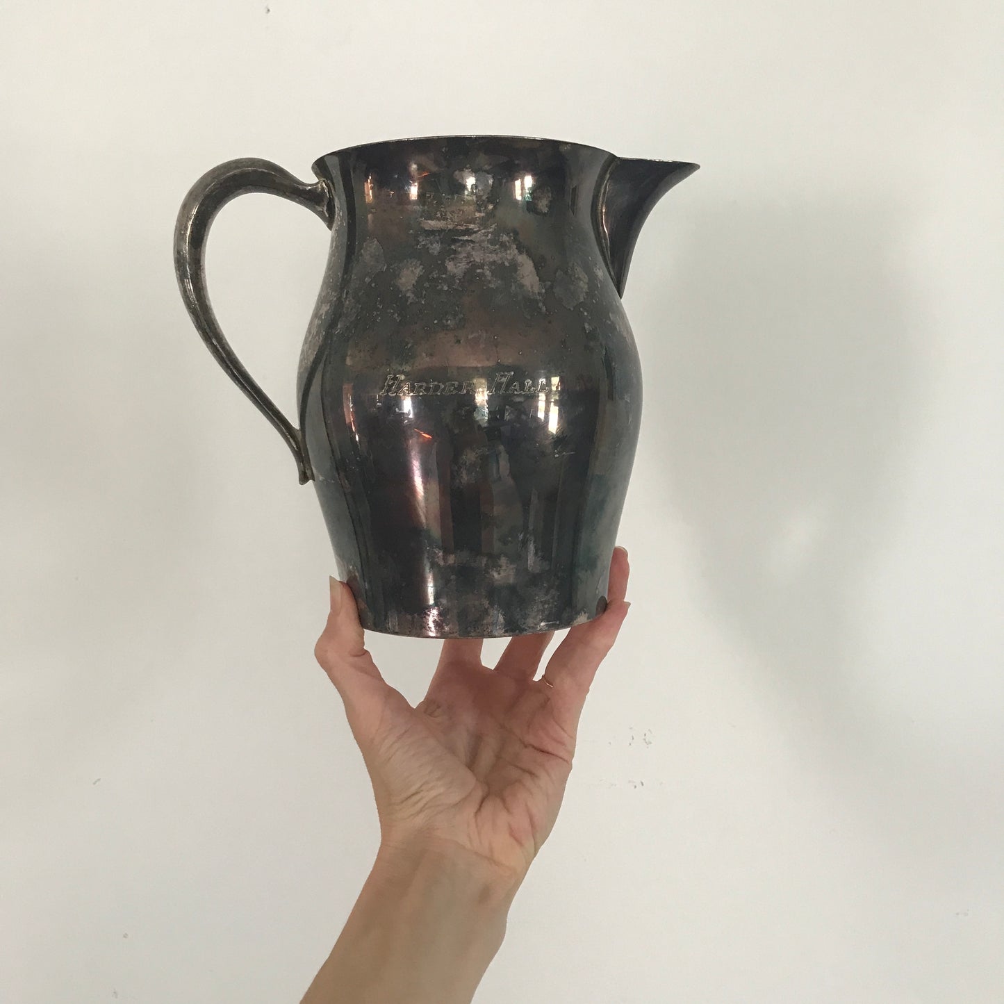 Vintage Silver Trophy Pitcher
