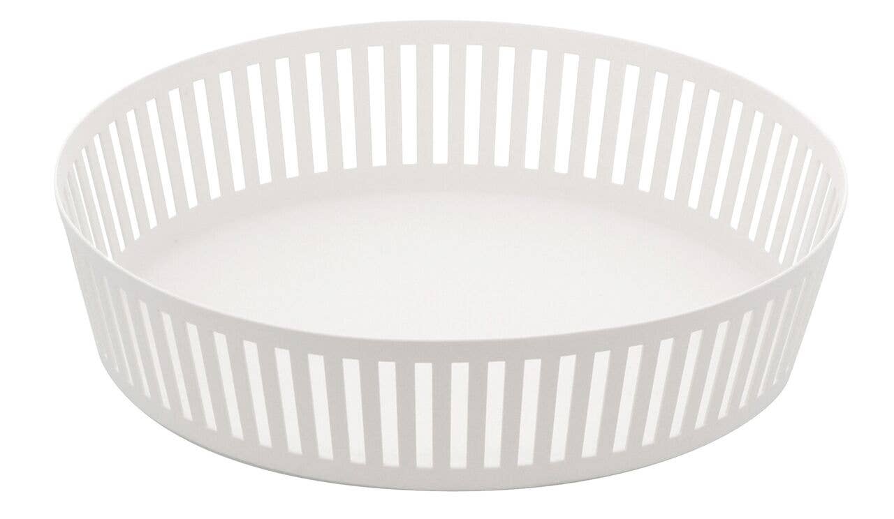Tower Striped Steel Fruit Basket