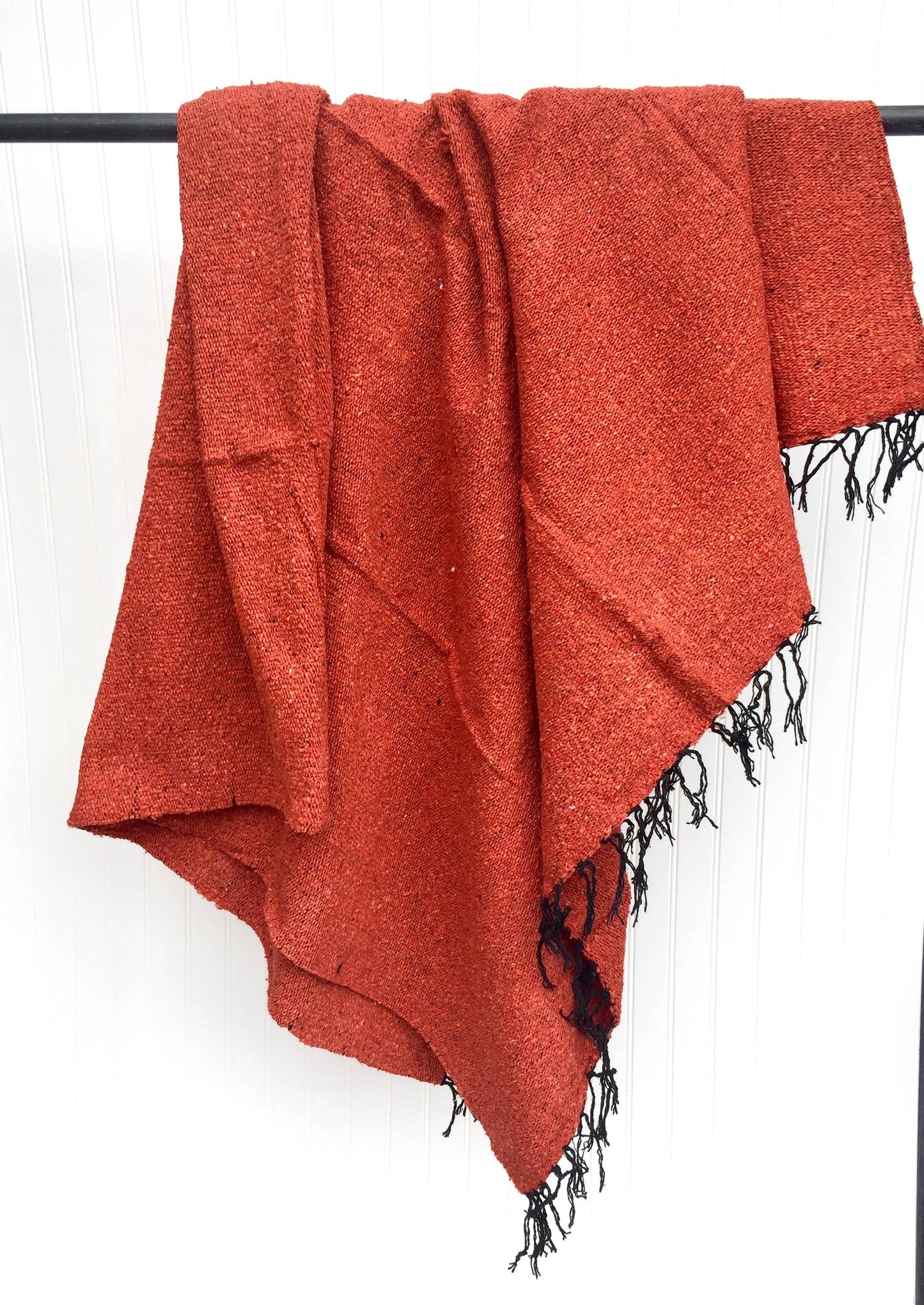 Rust Handwoven Throw