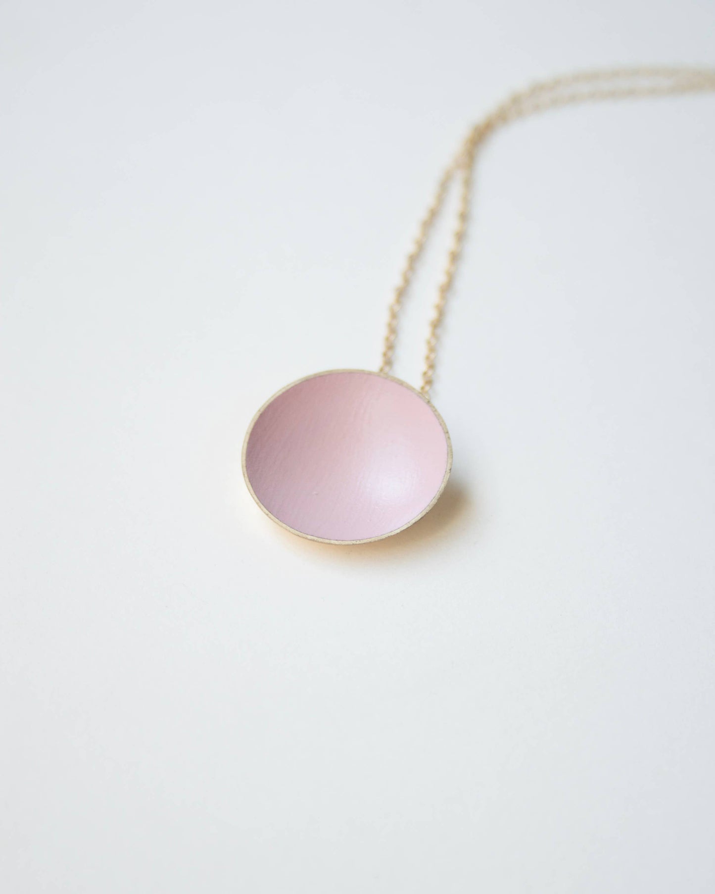 Petite Dome Necklace Blush
