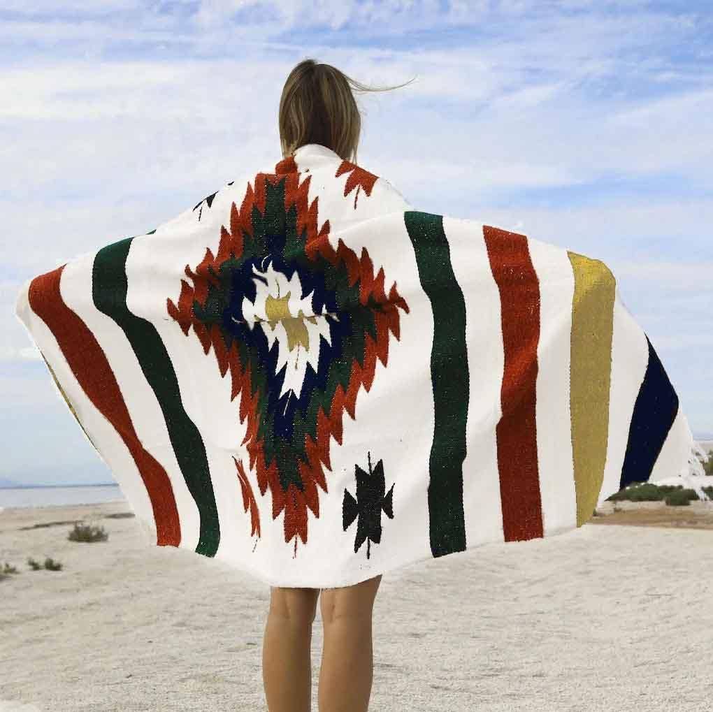 Handmade Fiesta Diamond Blanket