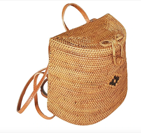 POPPY + SAGE - Sundara Rattan Backpack