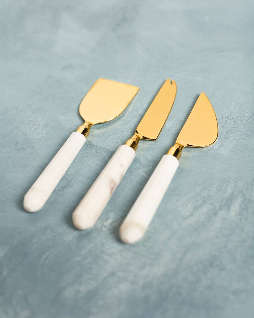 Marble Cheese Knife Set