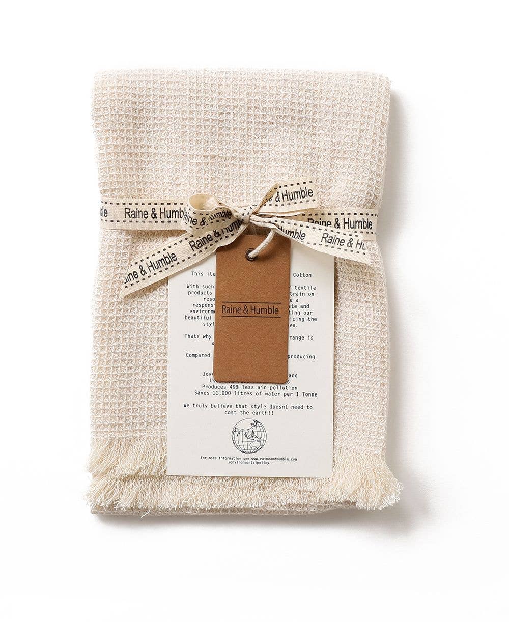 Natural Waffle Weave Tea Towel