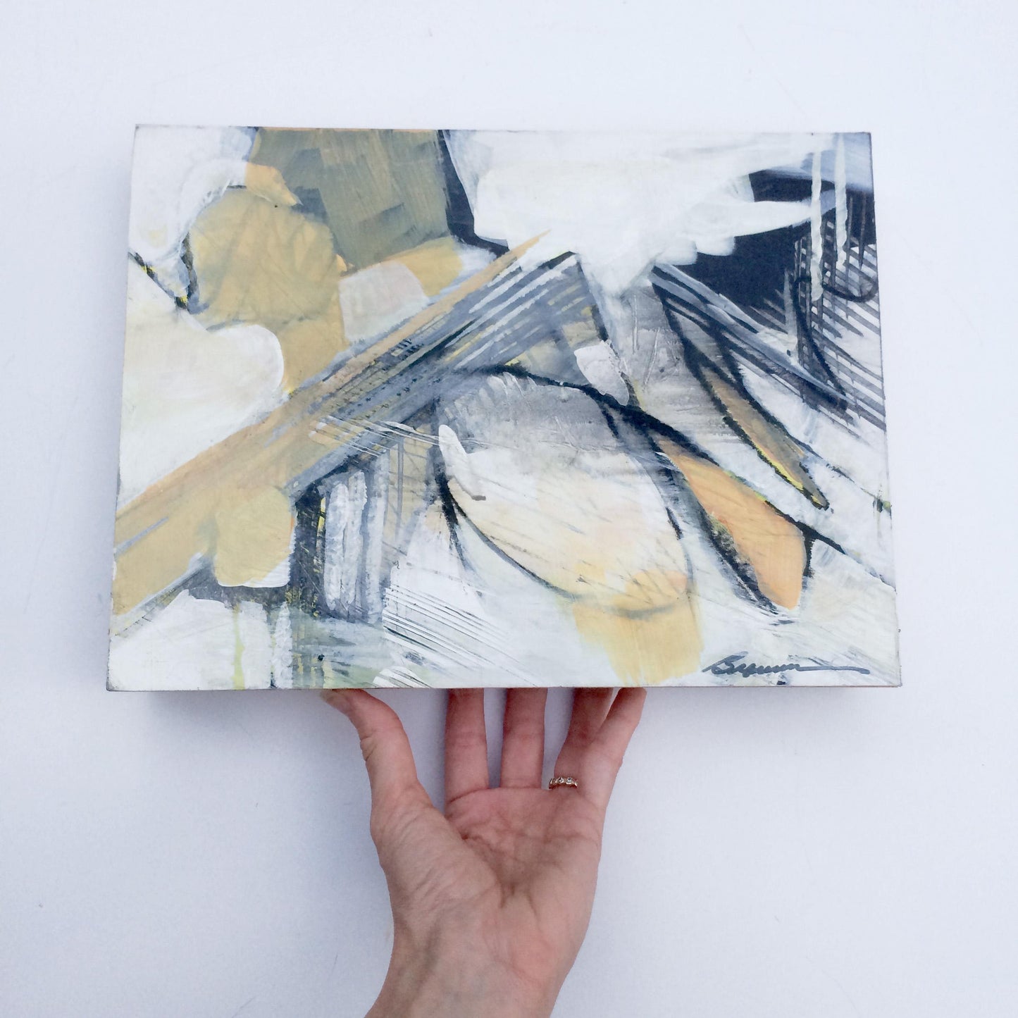Abstract Contemporary Painting “In Flux #2” by Beau Wild