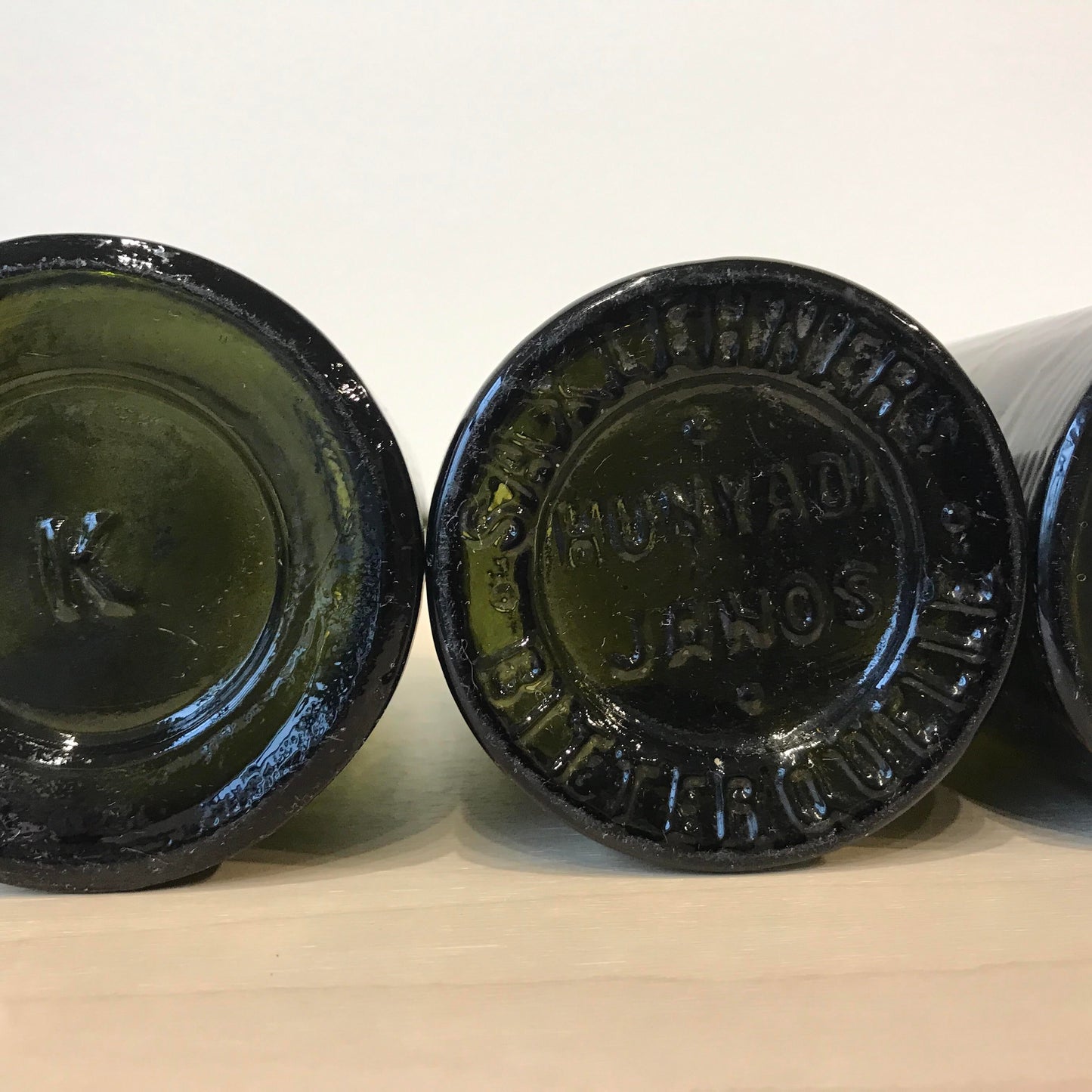 Antique Green Glass Bottle