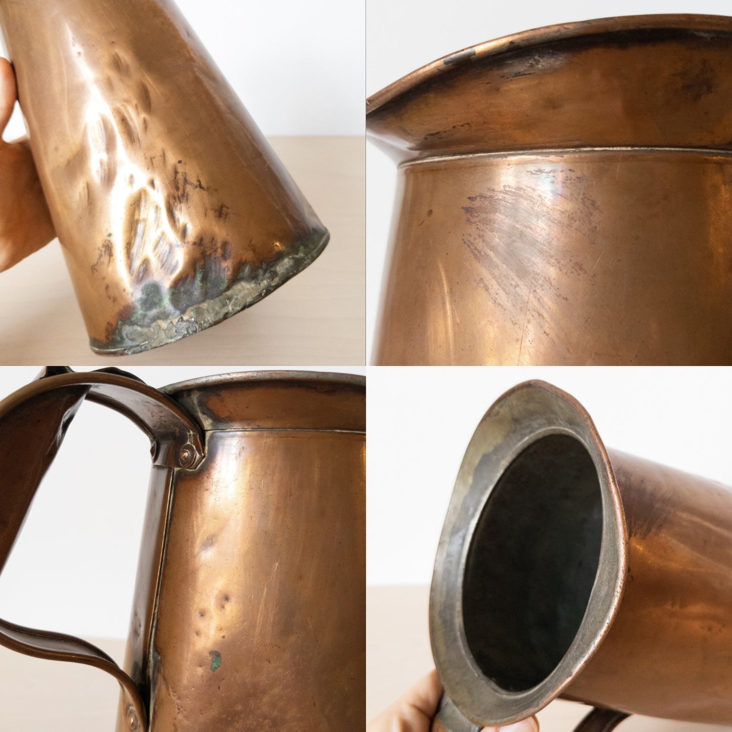 Antique Copper Pitcher from Coca-Cola Plant