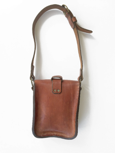 Vintage 1970’s Italian Handcrafted Leather Bag