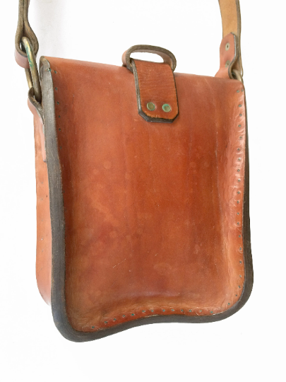 Vintage 1970’s Italian Handcrafted Leather Bag