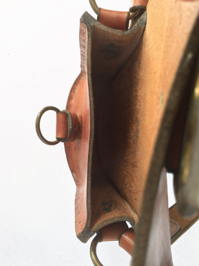 Vintage 1970’s Italian Handcrafted Leather Bag