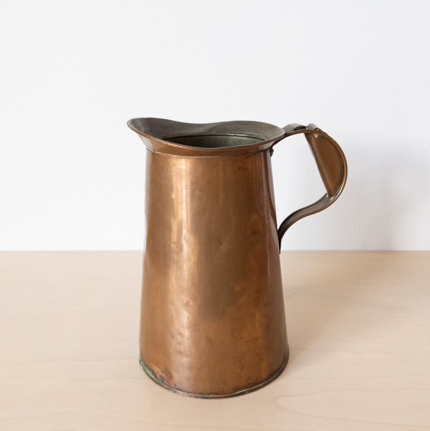 Antique Copper Pitcher from Coca-Cola Plant