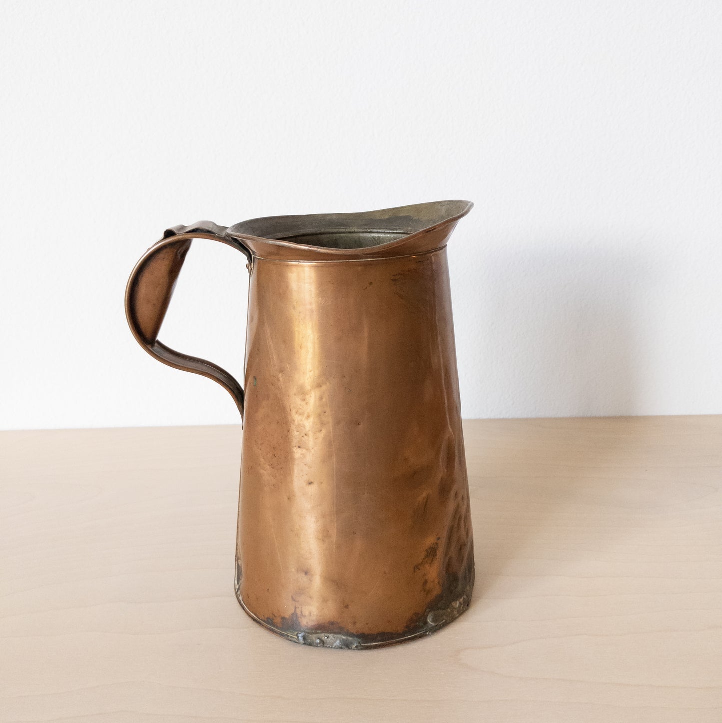 Antique Copper Pitcher from Coca-Cola Plant
