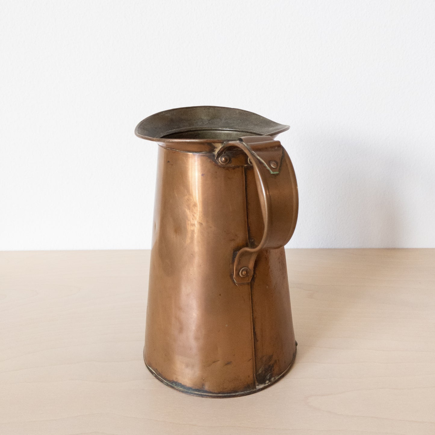 Antique Copper Pitcher from Coca-Cola Plant