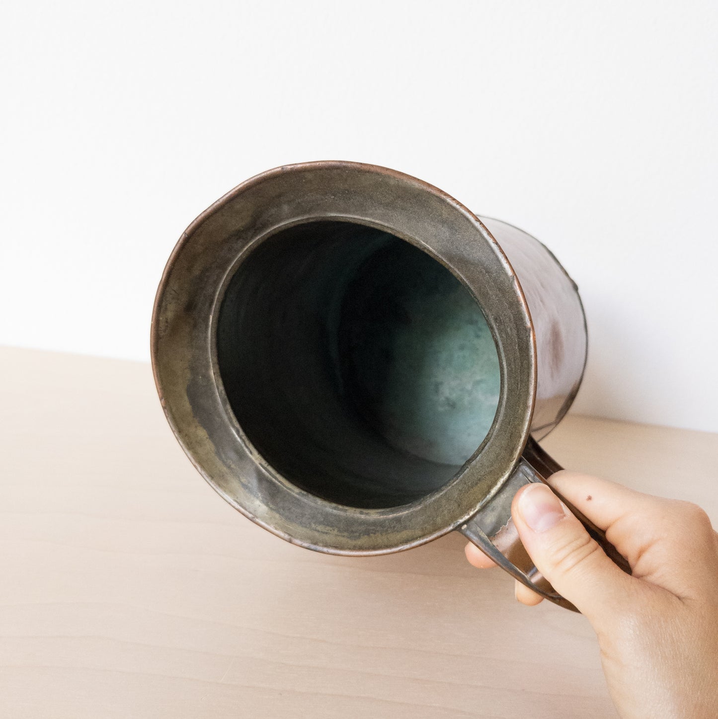 Antique Copper Pitcher from Coca-Cola Plant