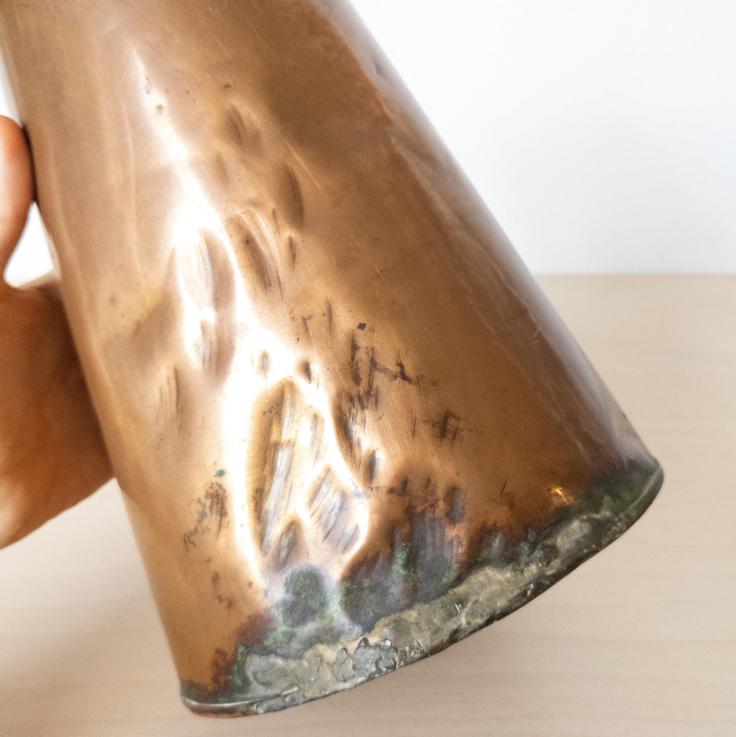 Antique Copper Pitcher from Coca-Cola Plant