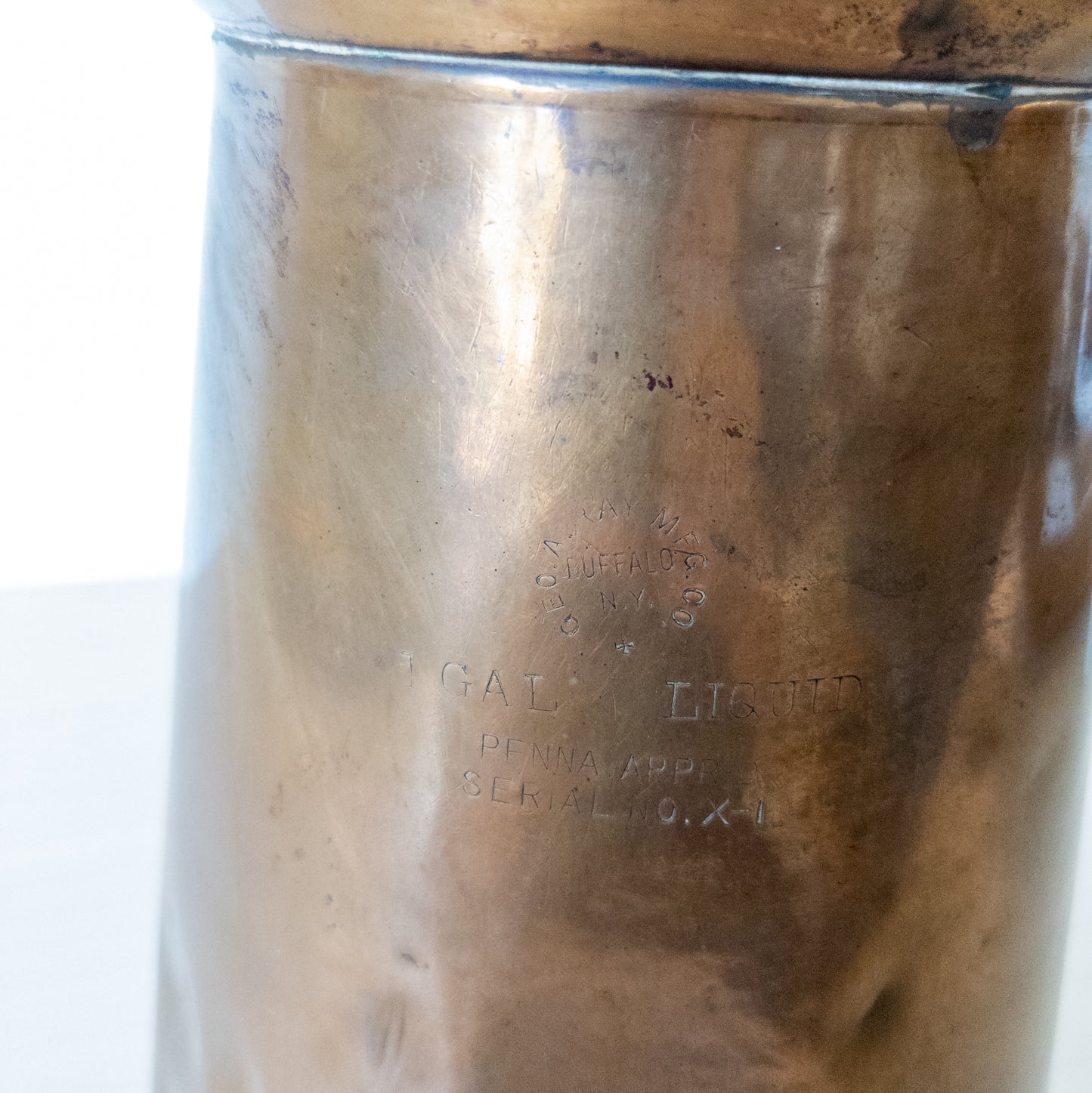 Antique Copper Pitcher from Coca-Cola Plant