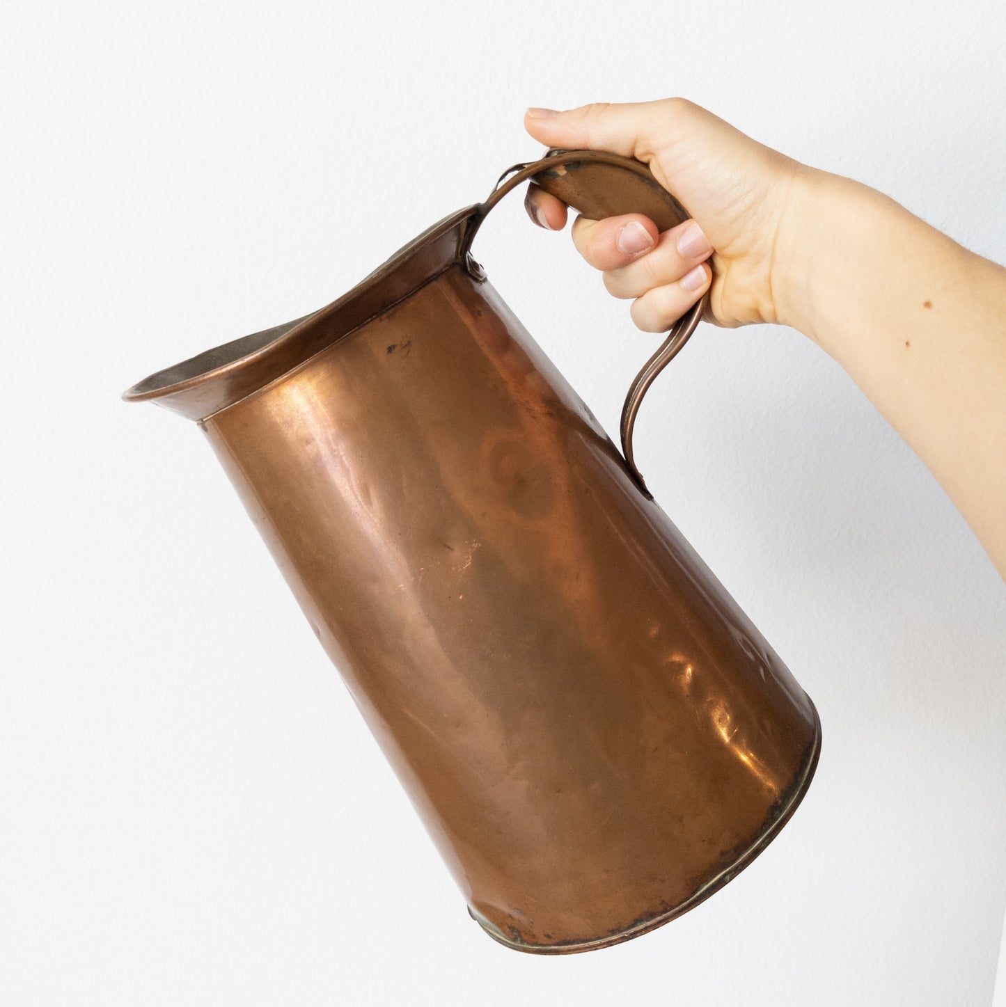 Antique Copper Pitcher from Coca-Cola Plant