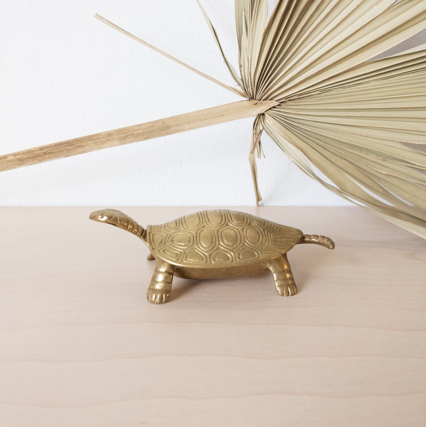 Vintage Brass Turtle Hinged Box