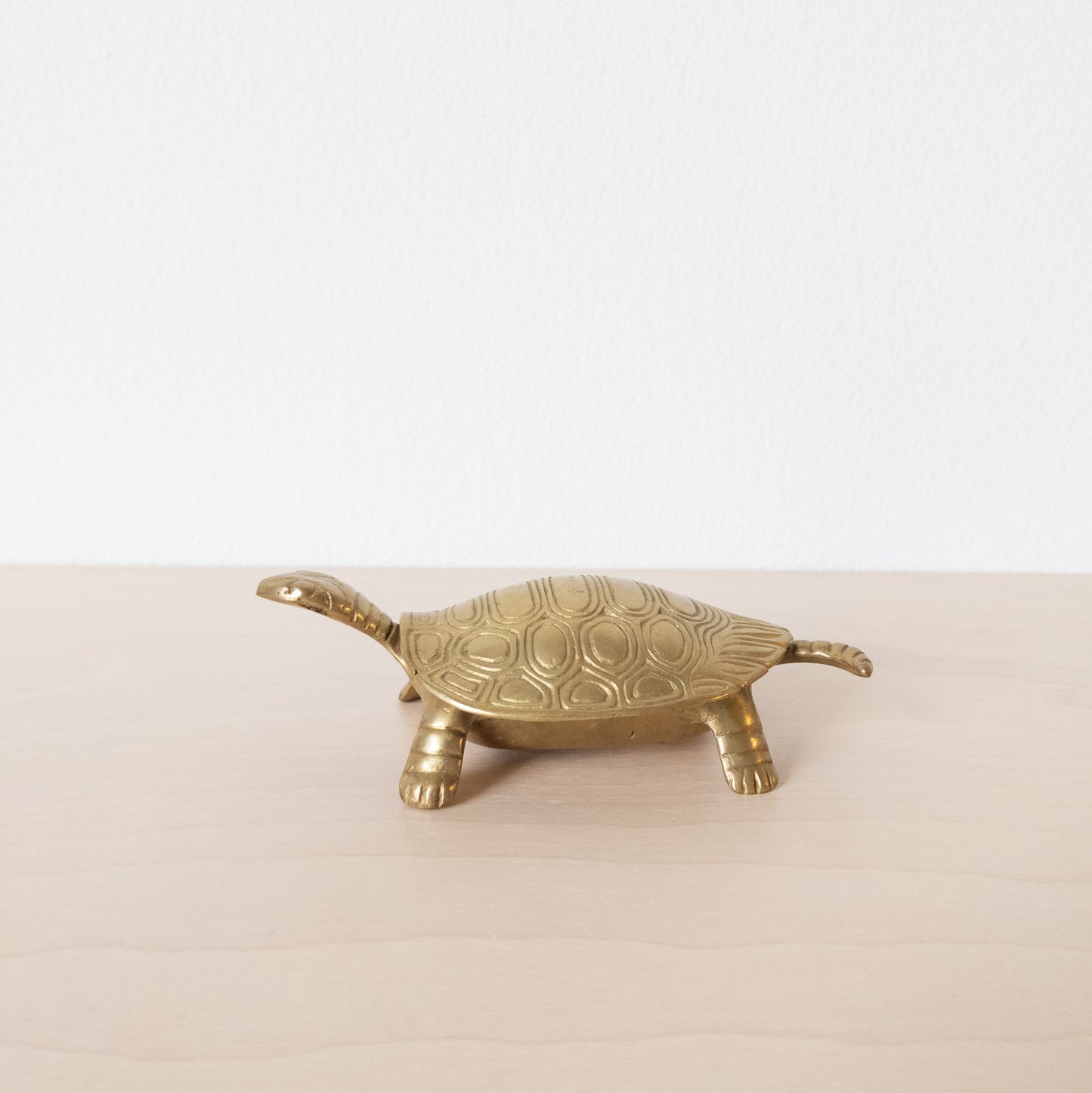 Vintage Brass Turtle Hinged Box