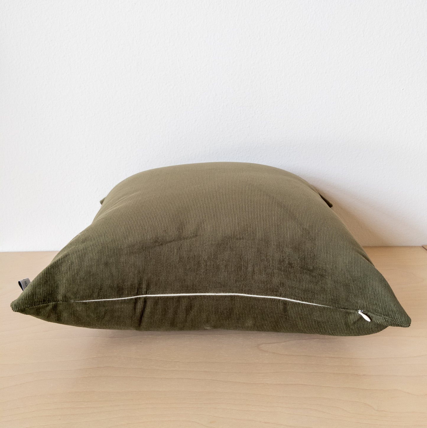Olive Green Corduroy Pillow Cover