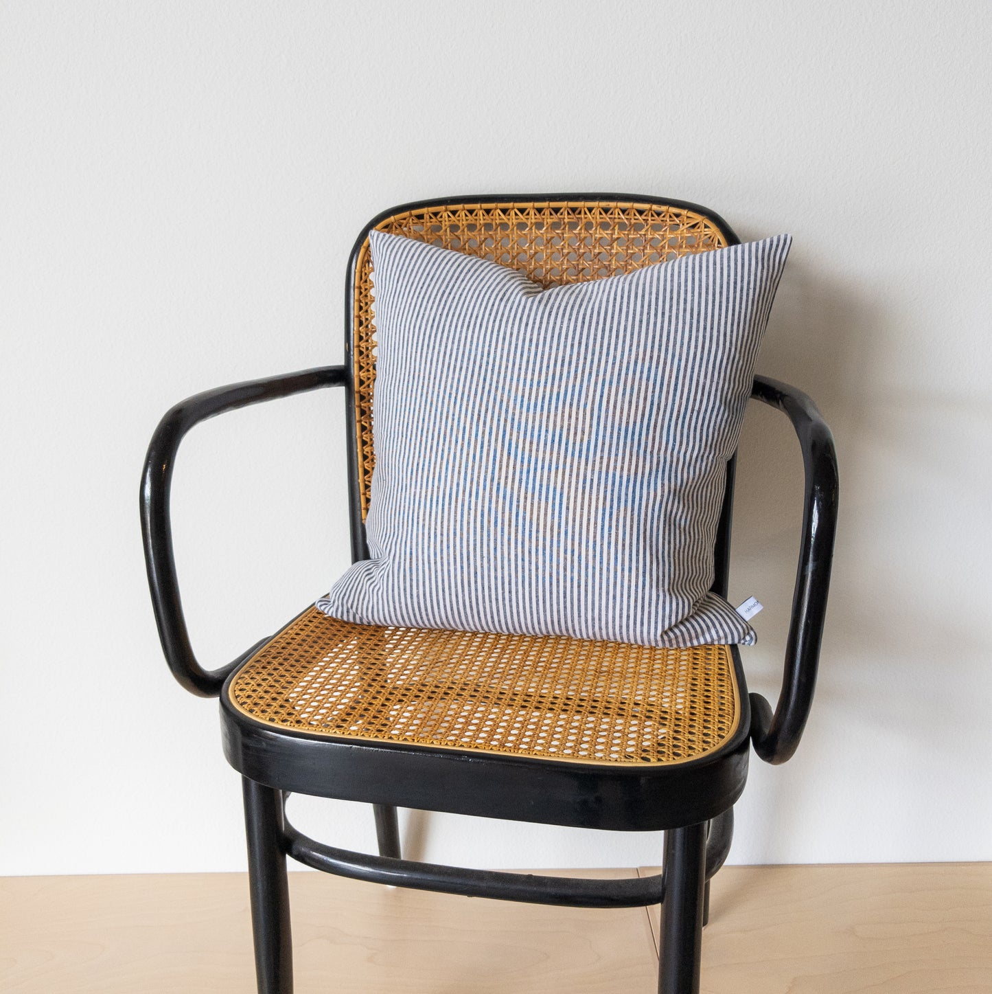 Indigo Stripe Pillow Cover