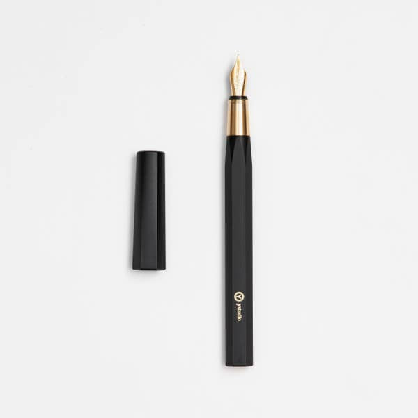 Black Resin Fountain Pen