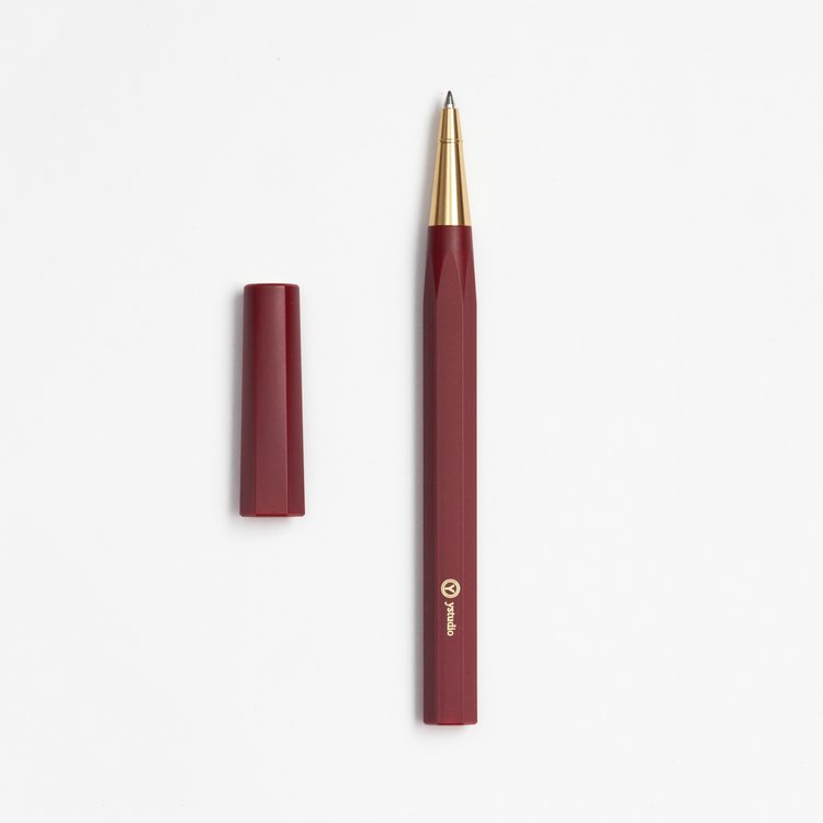 Red Resin Rollerball Pen