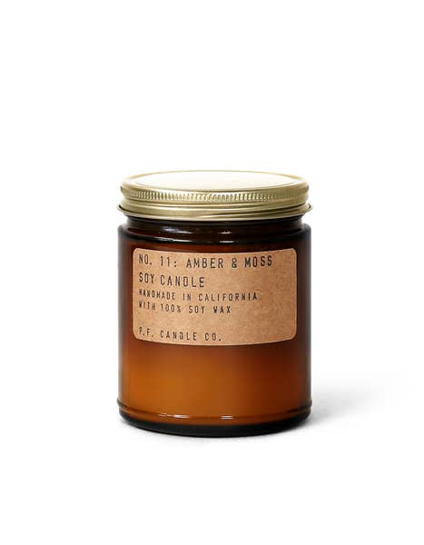 Amber & Moss Candle
