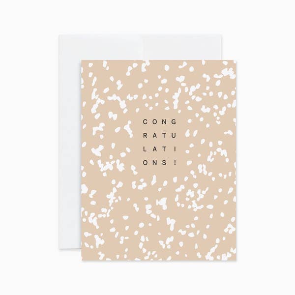 Congratulations Sparkle Greeting Card