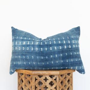 African Indigo Lumbar Pillow