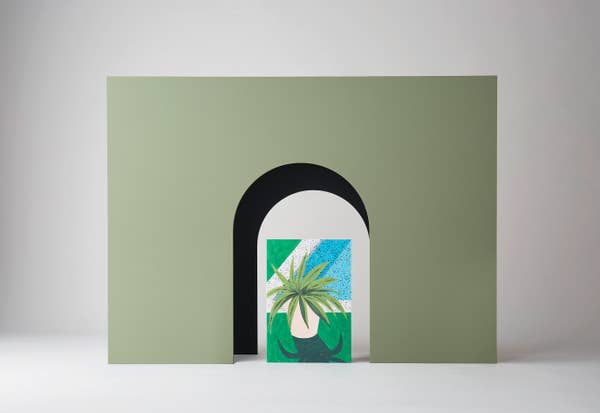 Plant Study 2 Greeting Card
