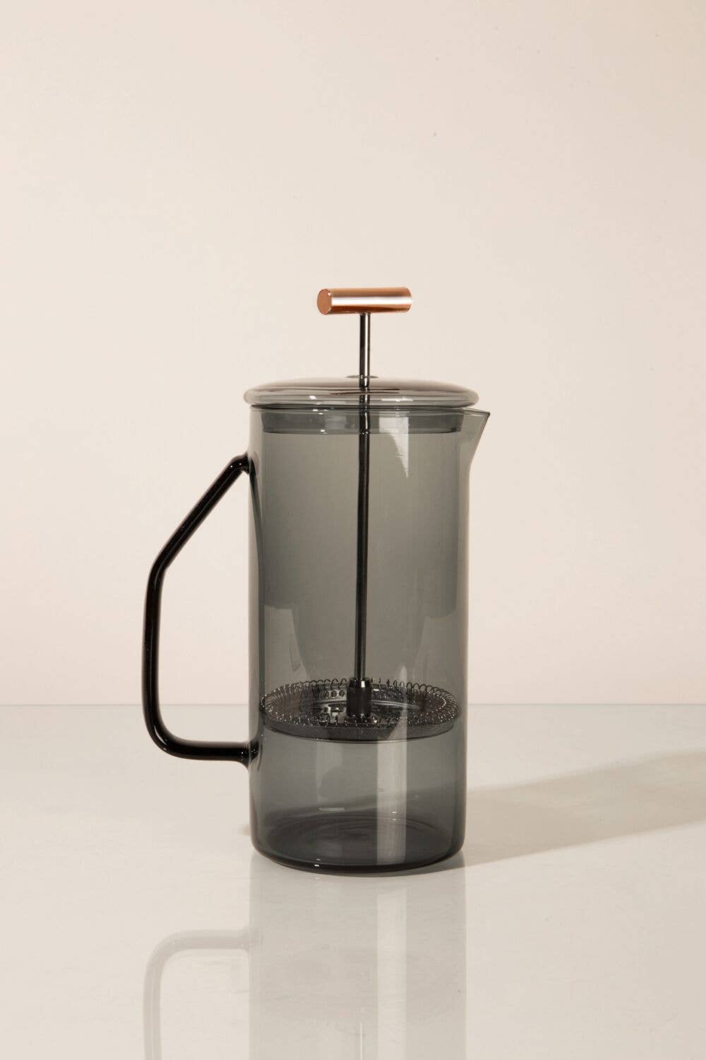 Gray Glass French Press