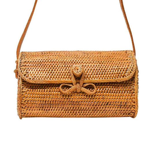 POPPY + SAGE - Pippa Bowtie Bag: Red Stripe