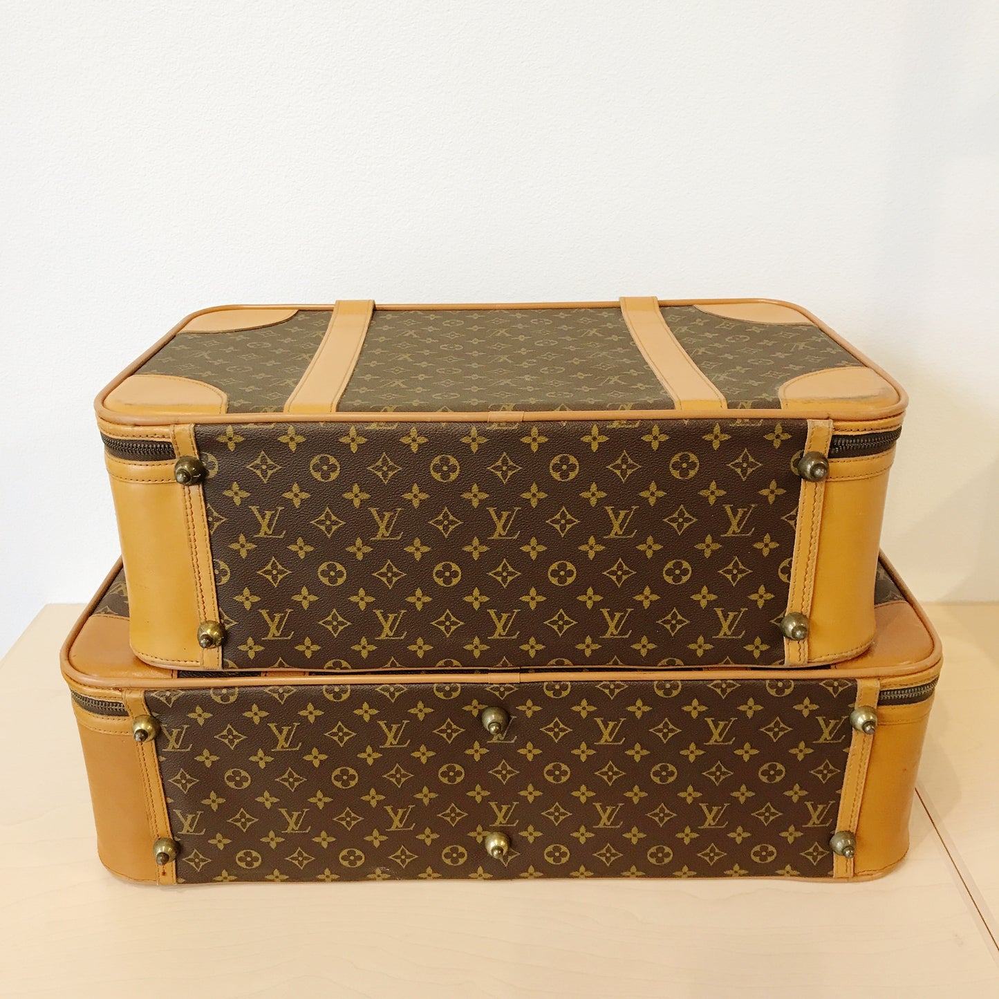 1970's Louis Vuitton Monogram Luggage Set