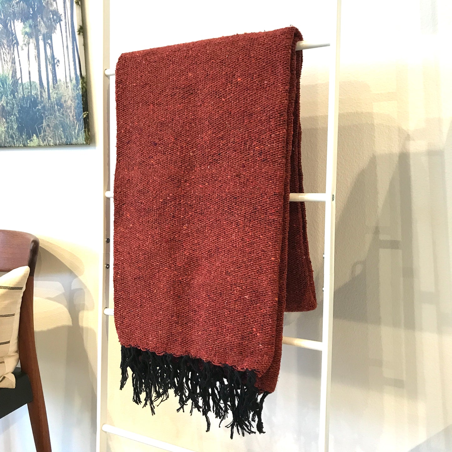 Rust Handwoven Throw