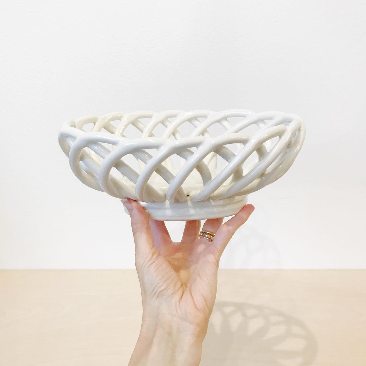 Vintage Ceramic Basket