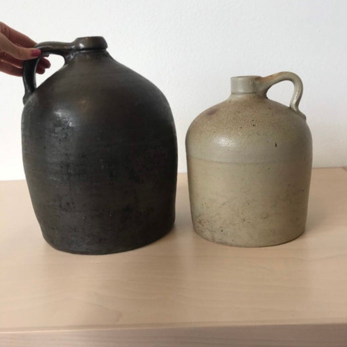 Antique American Stoneware Crock Jug