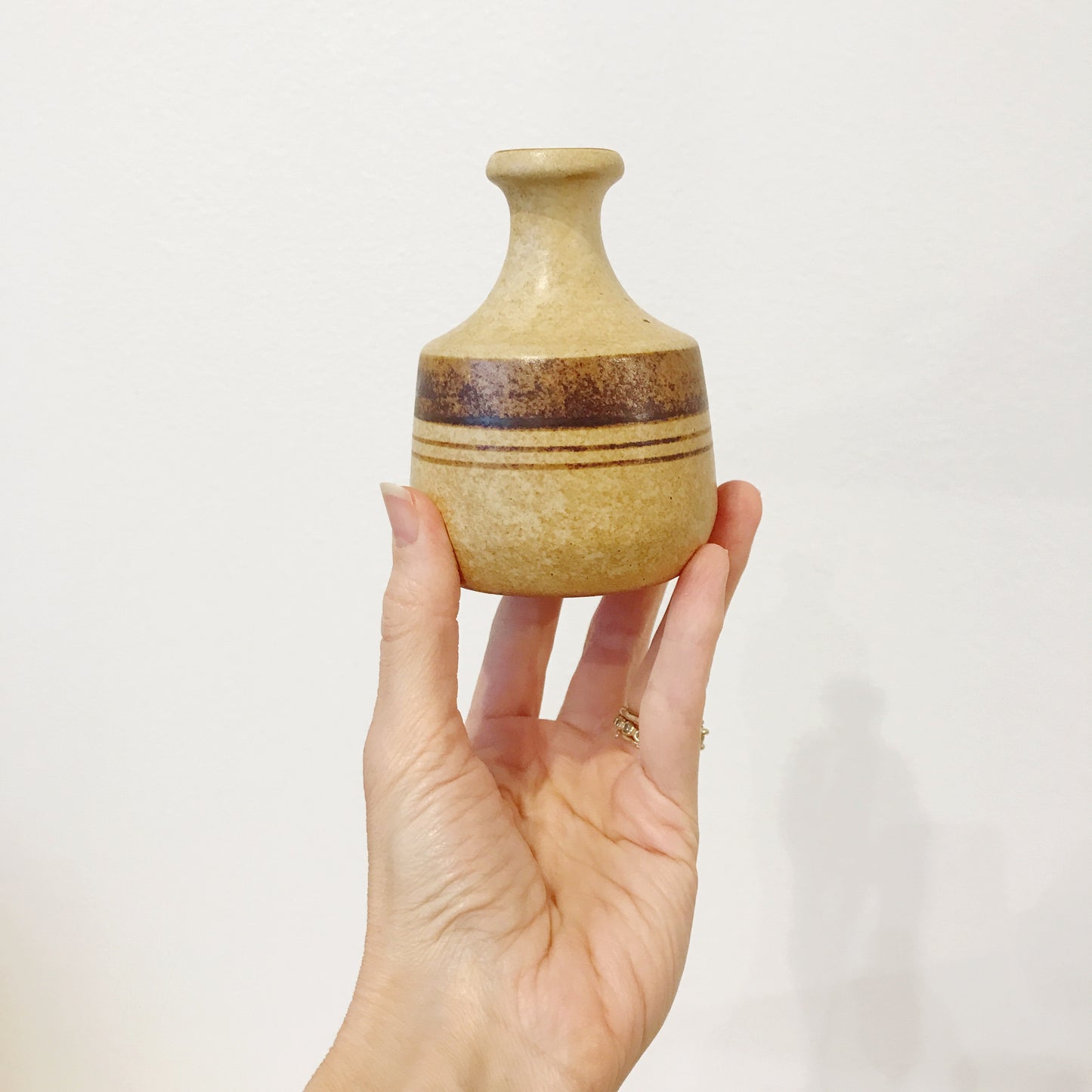 Vintage Stoneware Bud Vase