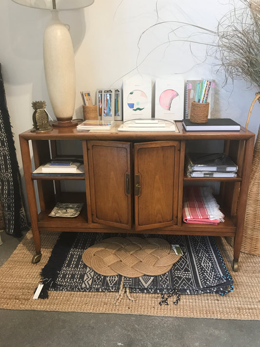 Drexel Meridian Barcart Buffet Server on Wheels