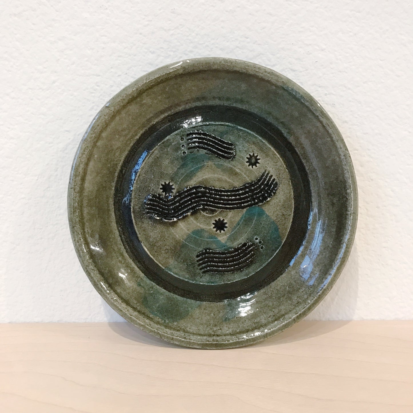 Vintage Small Studio Pottery Plate