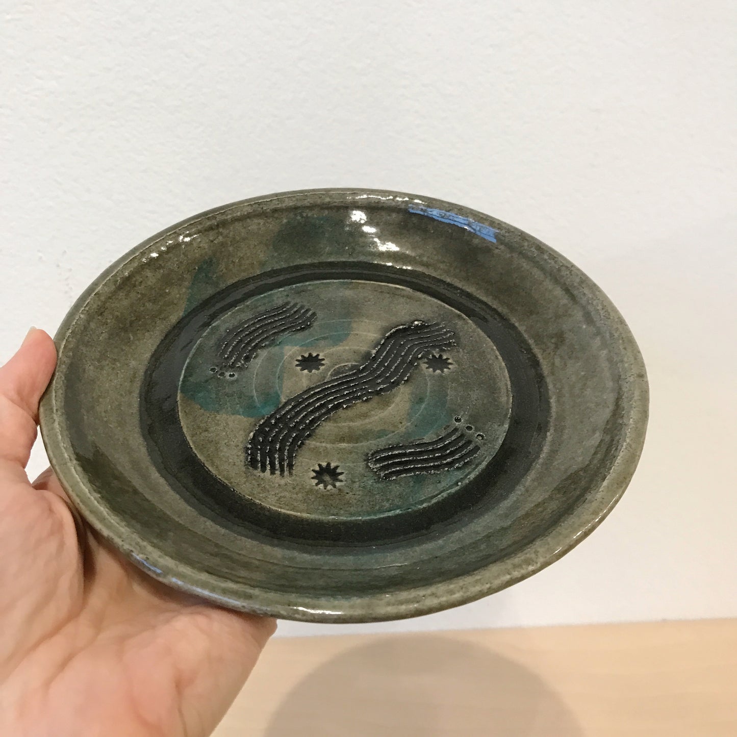 Vintage Small Studio Pottery Plate
