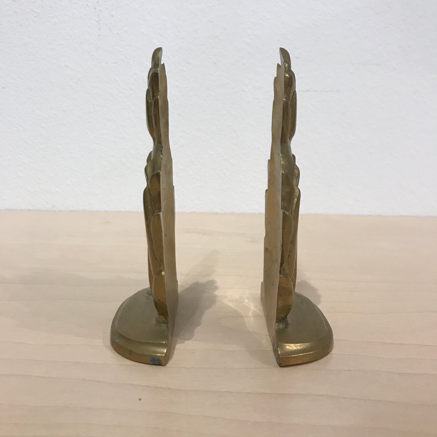 Vintage Brass Pineapple Bookends