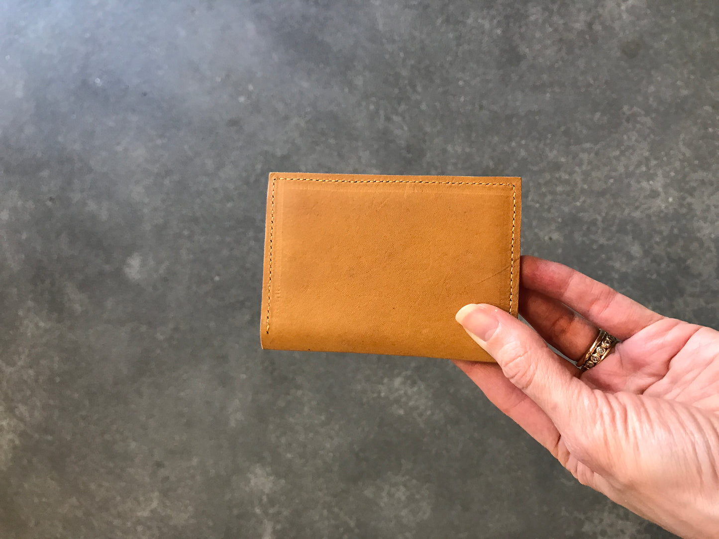 Minimalist Nubuck Card Wallet