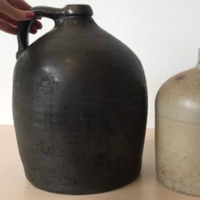Antique American Stoneware Crock Jug