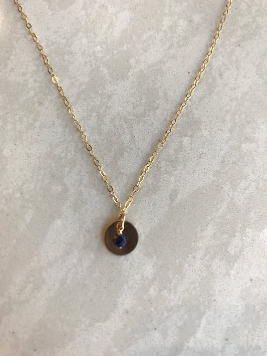 Small Wonders Necklace - lapis