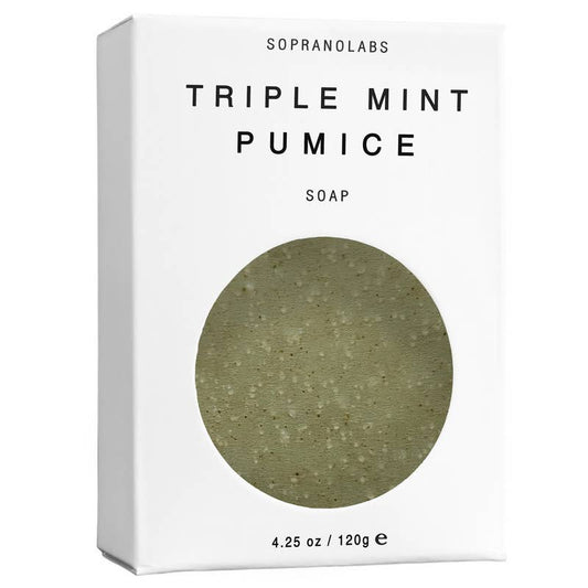 Triple mint Pumice Bar Soap